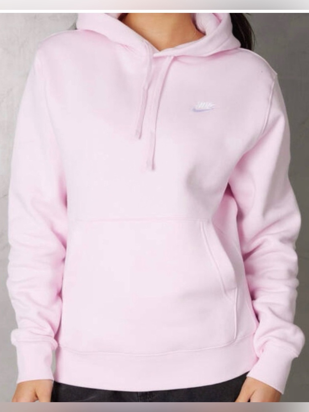Nike Light Pink Women's Pullover Hoodie ~ Small